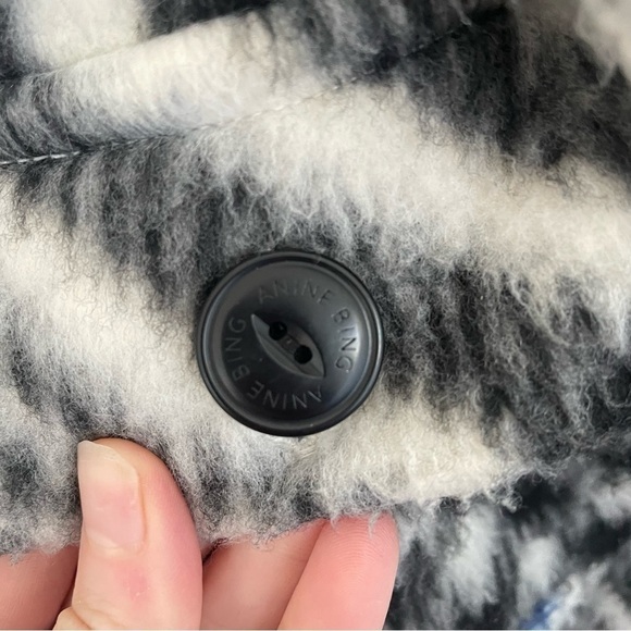 Anine Bing Oakley Jacket Oversized Shacket Size Small - Picture 7 of 10